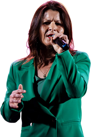 Jessica Sambora au micro